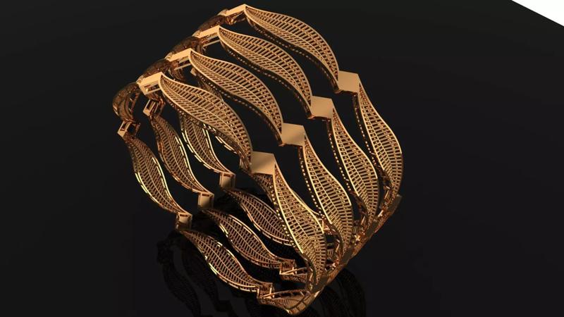 1169 Petal Dance Bracelet 5gm