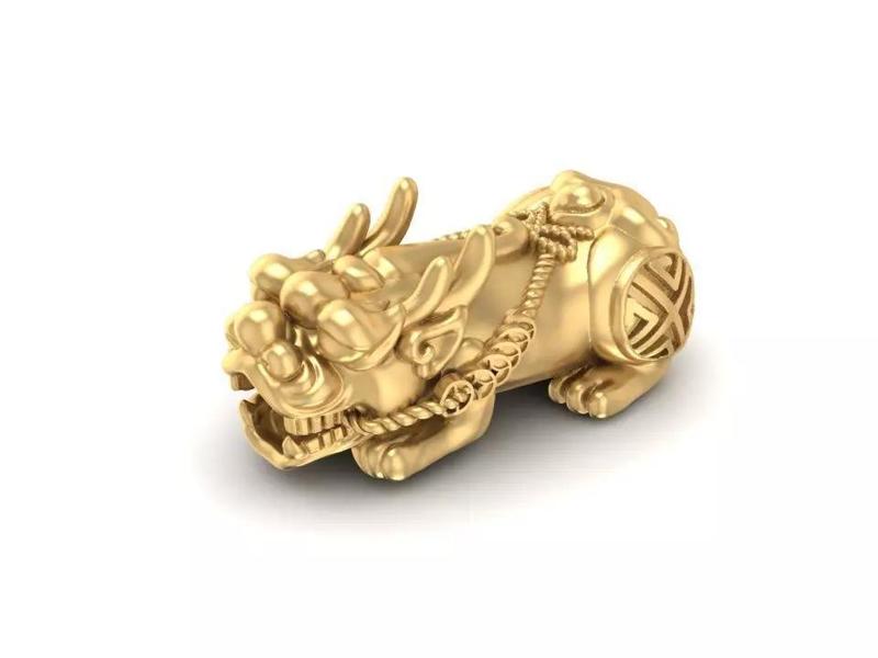 Fengshui Pixiu Charm For Bracelets Jewelry 3055