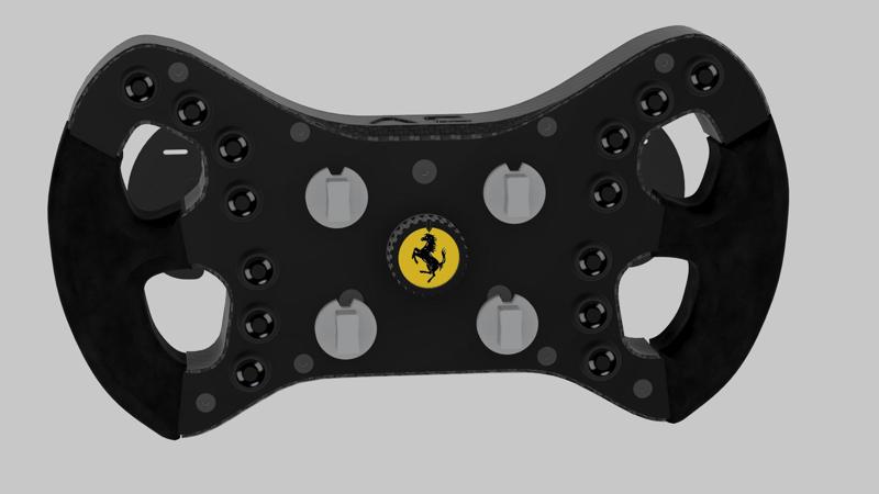DIY AC SIMRACING FERRARI 296 GT3 STEERING WHEEL