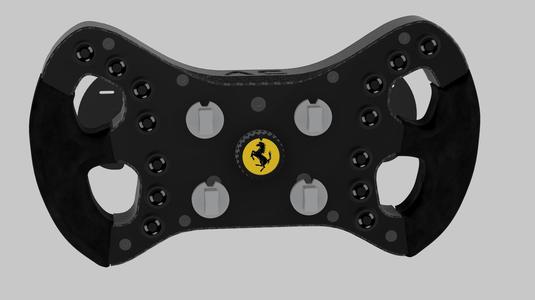 DIY AC SIMRACING FERRARI 296 GT3 STEERING WHEEL