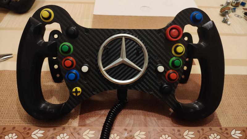 DIY MERCEDES AMG GT4 JOYSTICK Steering Wheel