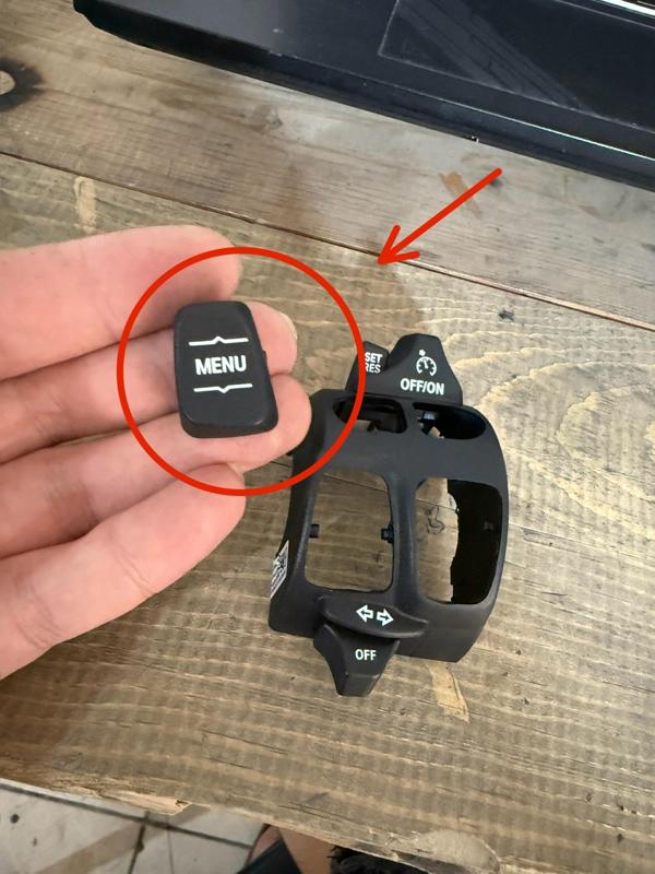 Bmw GS 1300 Menu button