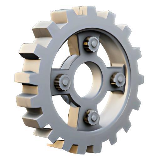 Industrial Gear with Mounting Holes