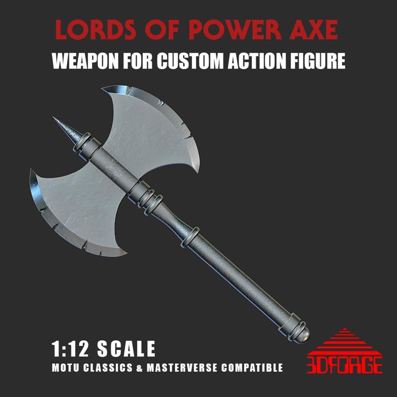 Lords of Power Axe MOTUClassics/Masterverse Scale for Custom