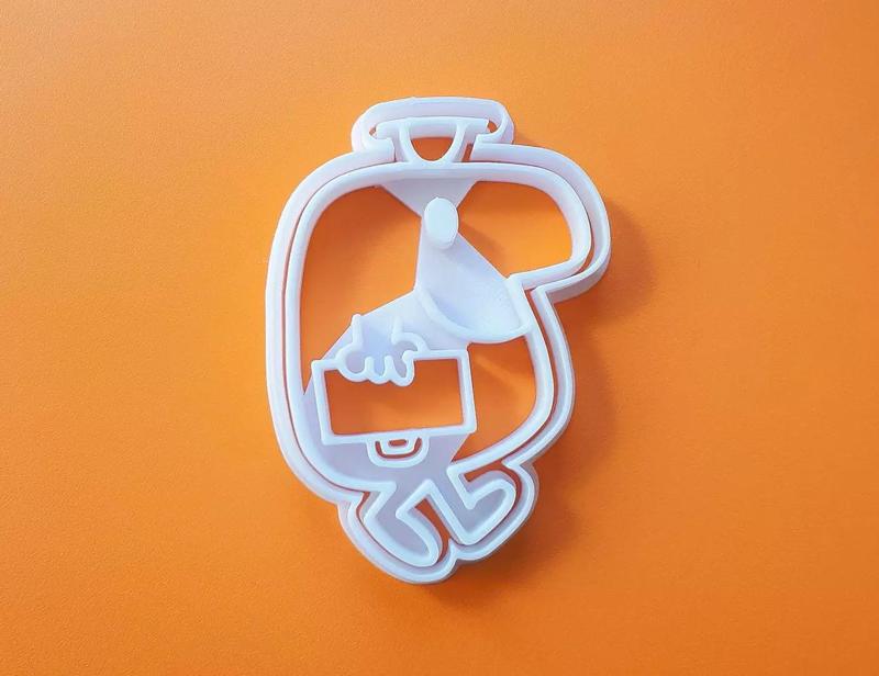 Mr Topsy Turvy Cookie Cutter