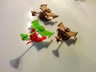 Laser Cut Star Trek Klingon D-7