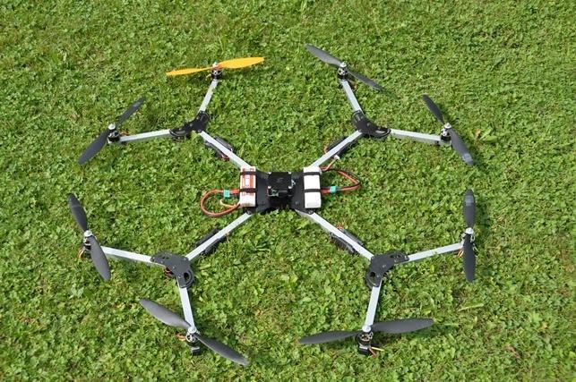 Octo2GO - foldable Octocopter