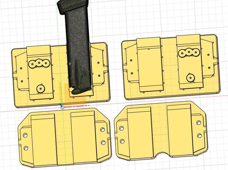 Slim magazin pouch with MRD