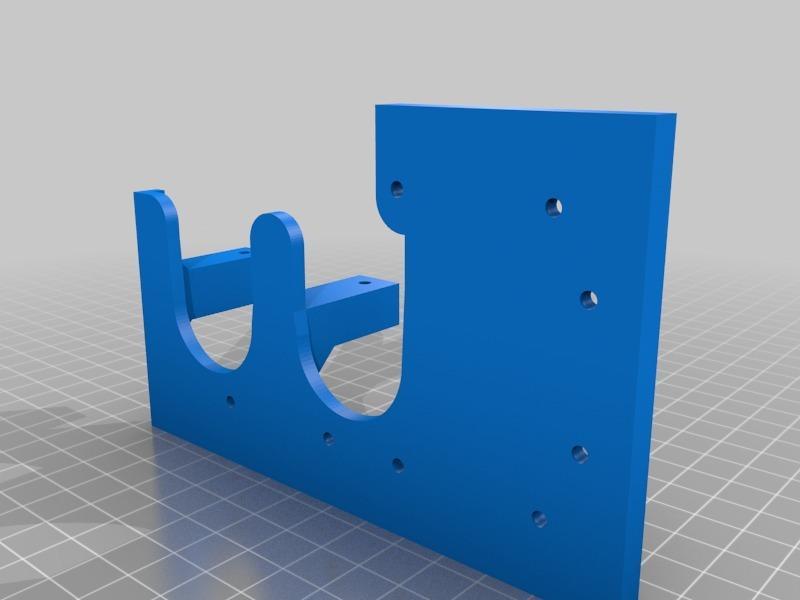 RigidBot Dual Extruder Plate & Mount (no X loss)