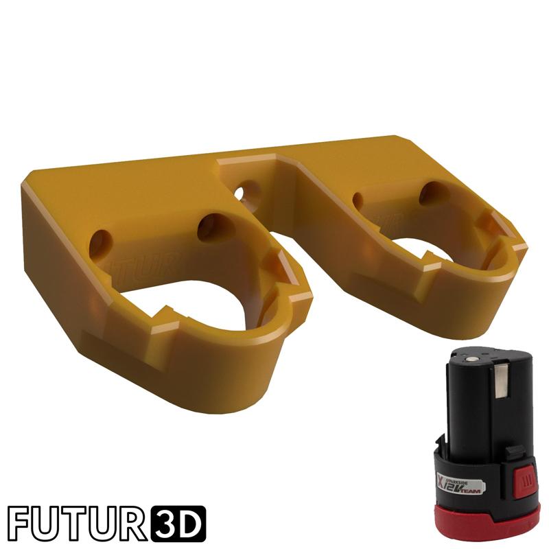 Parkside X12V Team Double battery holder with lock