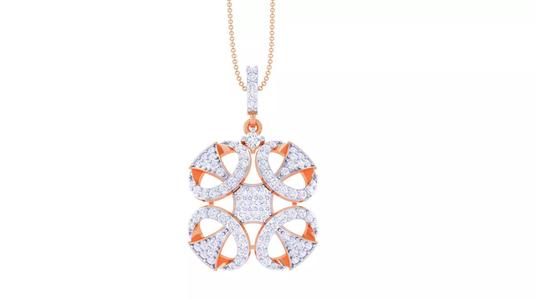 High Jewelry Pendant Earrings Set 3dm stl obj mtl gltf glb