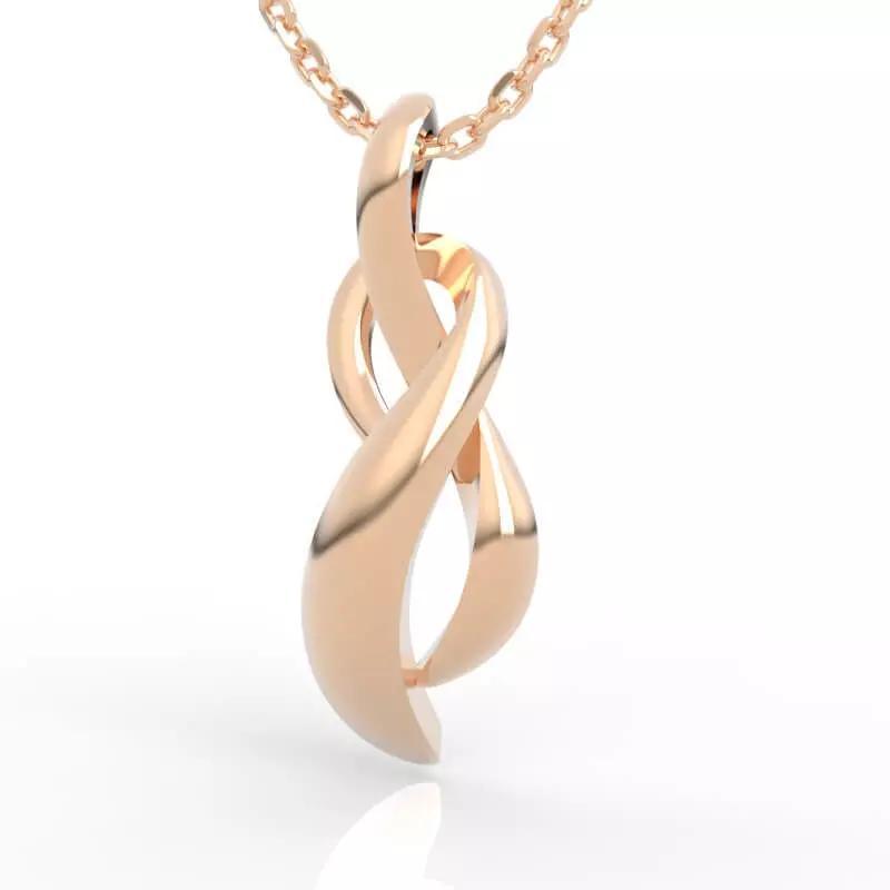 Spiral Infinity Pendant