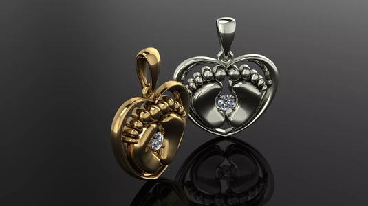 Pendant  Baby legs 014