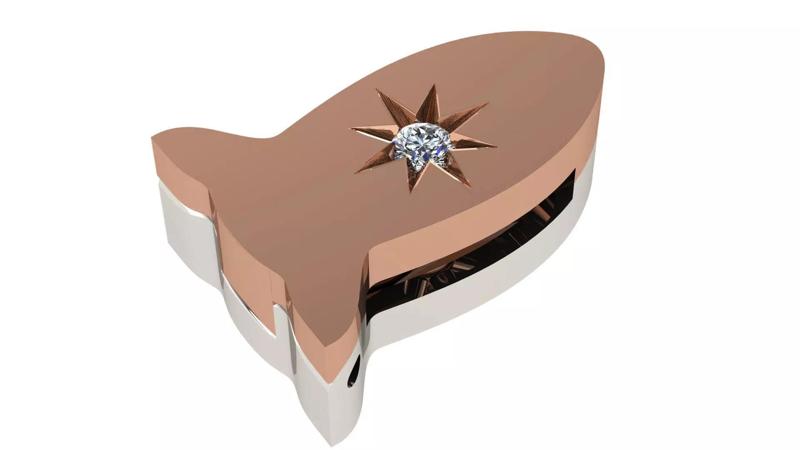 Rocket Charm Pendant Necklace