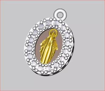Jesus - Pendant 3D print model