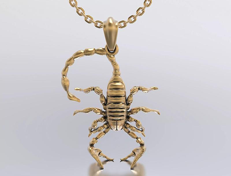 Scorpion pendant
