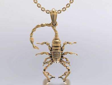 Scorpion pendant