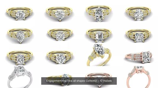 Engagement ring Tina all shapes Collection