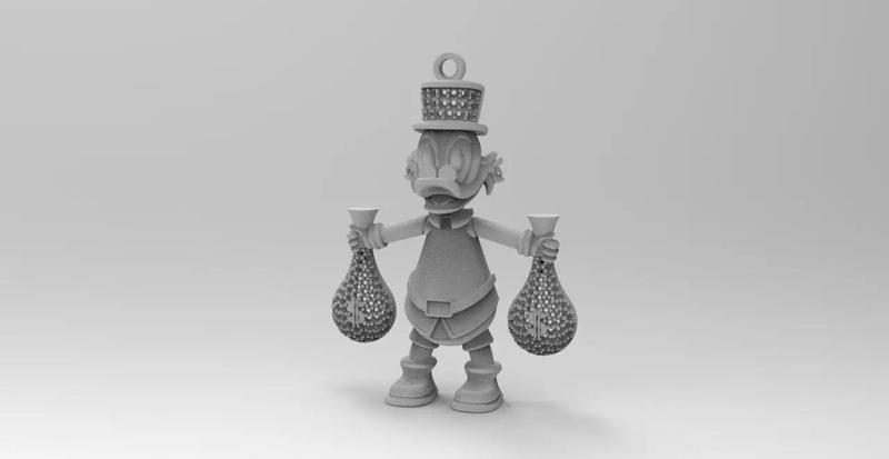 dije pato bolsas de dinero