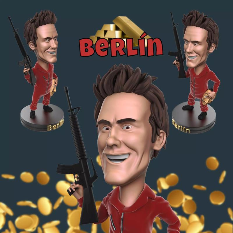 Money Heist Berlin 3D printable figure