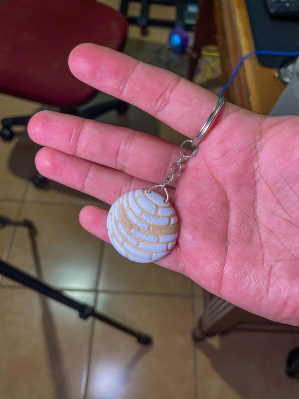 llavero concha pan mexico