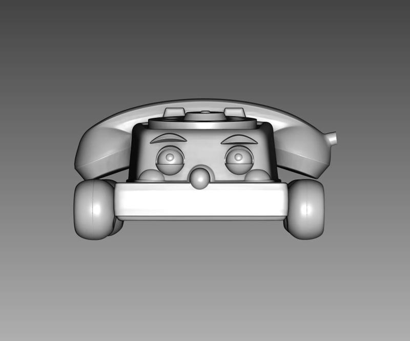 Chatter Phone Toy Story 3 Lotso Gang Sunnyside 3D Print Model