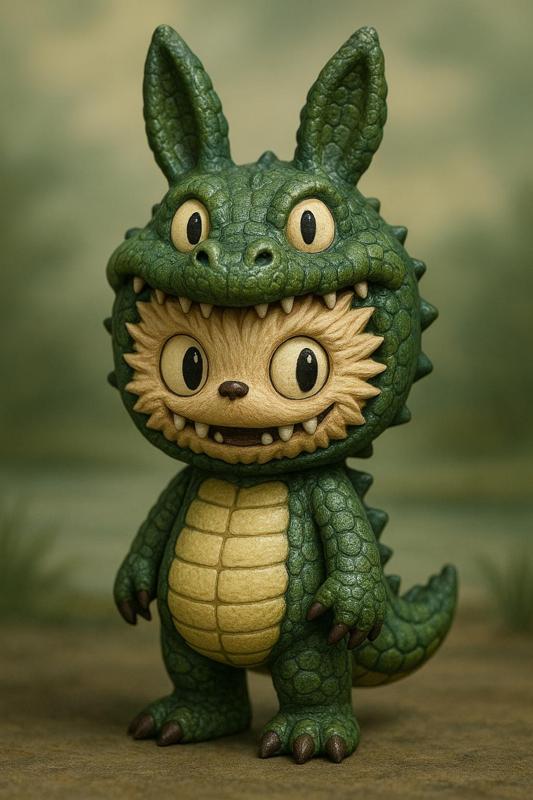 Labubu Crocodile Custom Figure