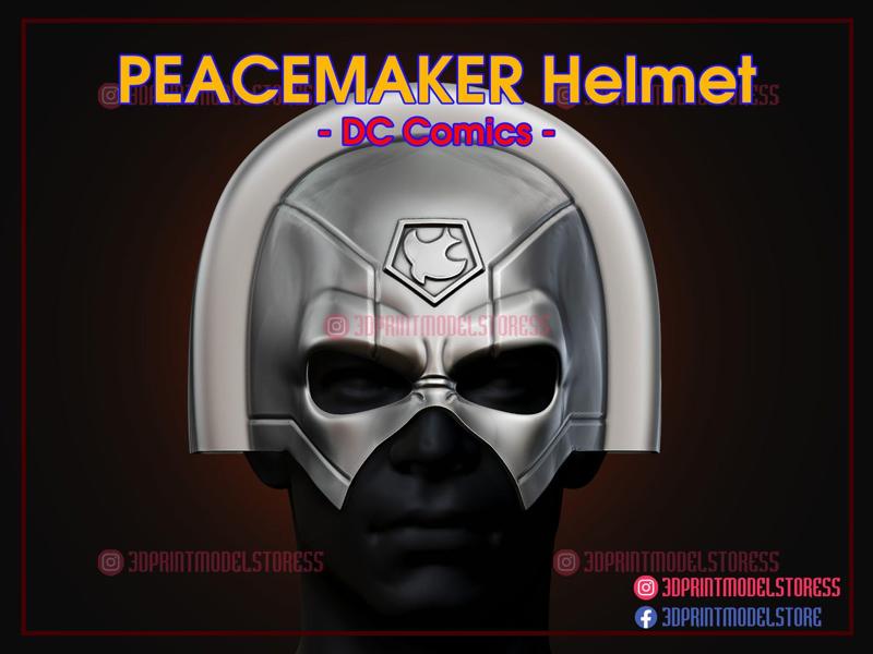 Peacemaker Helmet - John Cena Movie - The Suicide Squad Cosplay
