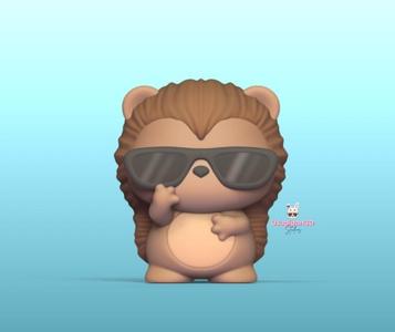 Hedgehog with Glasses