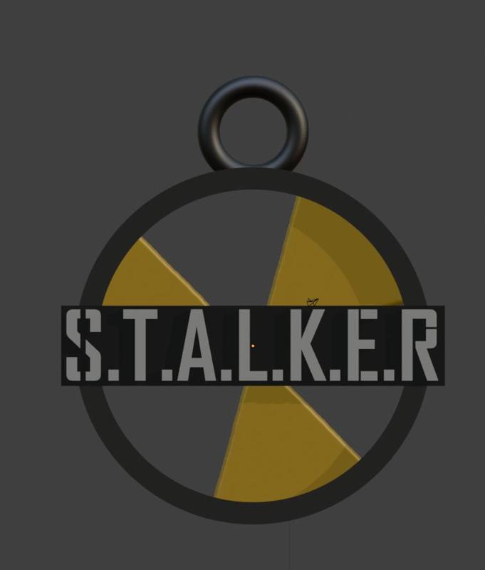 Stalker Radiation Keychain, S.T.A.L.K.E.R