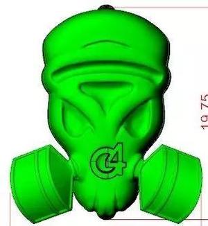 GAS FACE MASK CHAIN