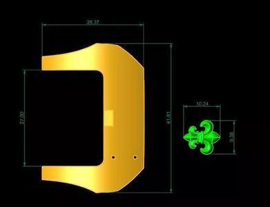 TJ 53 3D Golden Watch Chain