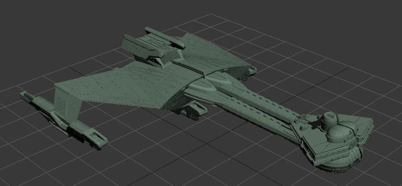 SNW Klingon D7 Dreadnought Battleship III