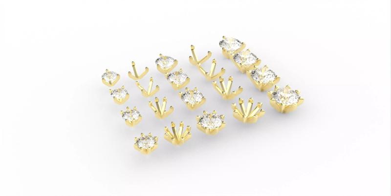 Stone Setting Collection  Semi-finished chatons