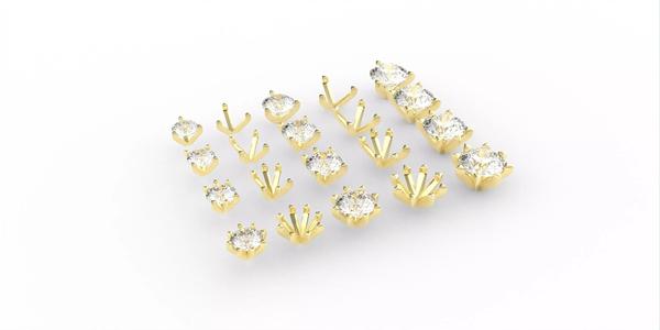 Stone Setting Collection  Semi-finished chatons