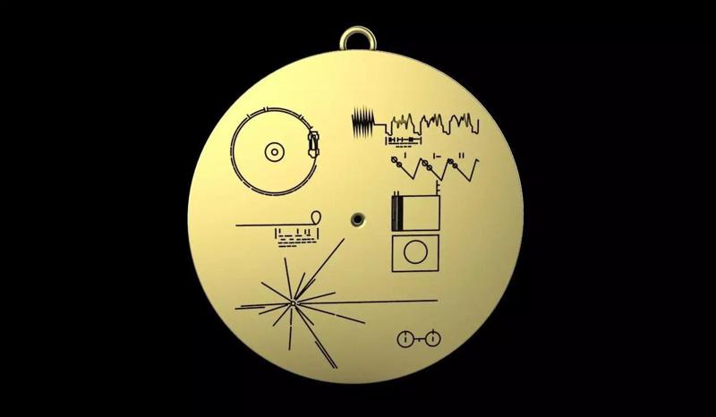 Voyager Golden Record Pendant