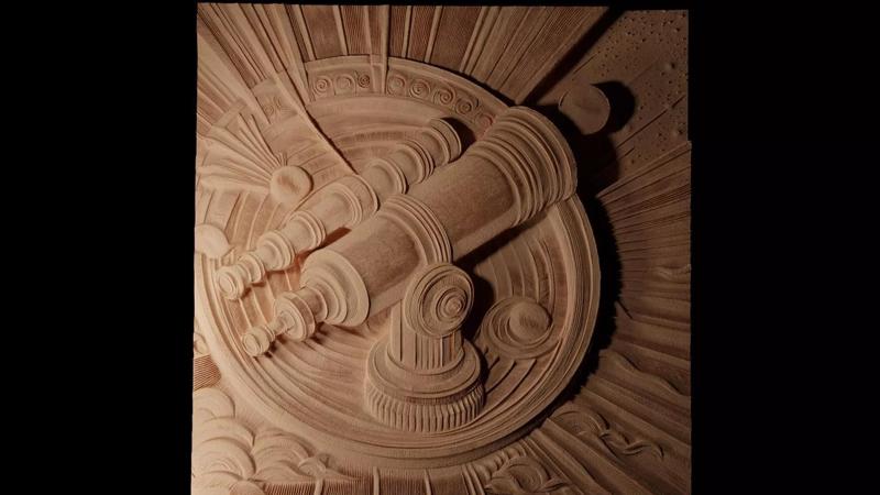 Telescope CNC 3d Print High Relief Sand Casting