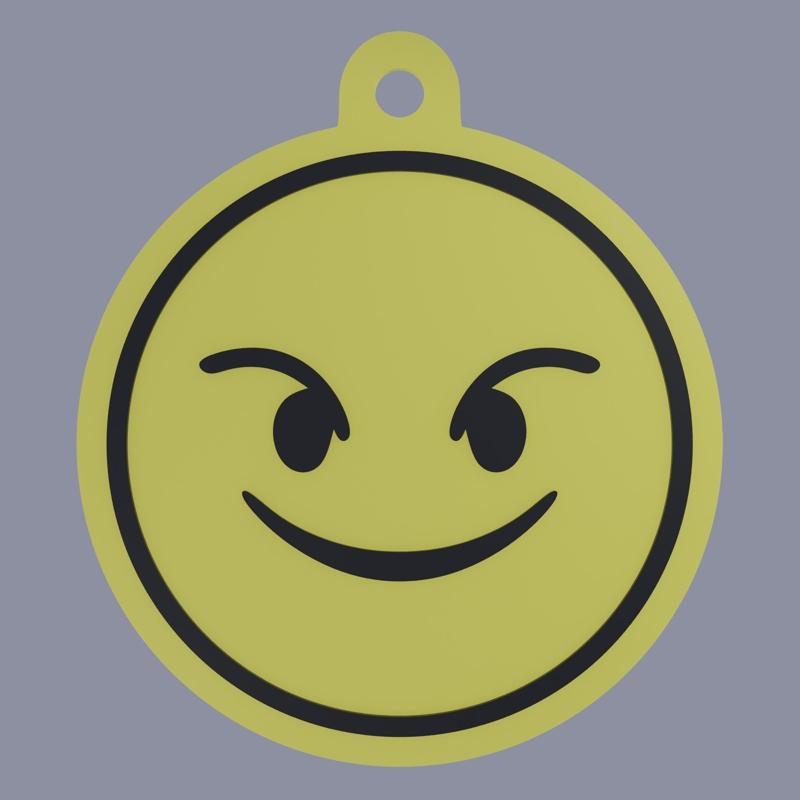 Pack of 50 emoji keychains