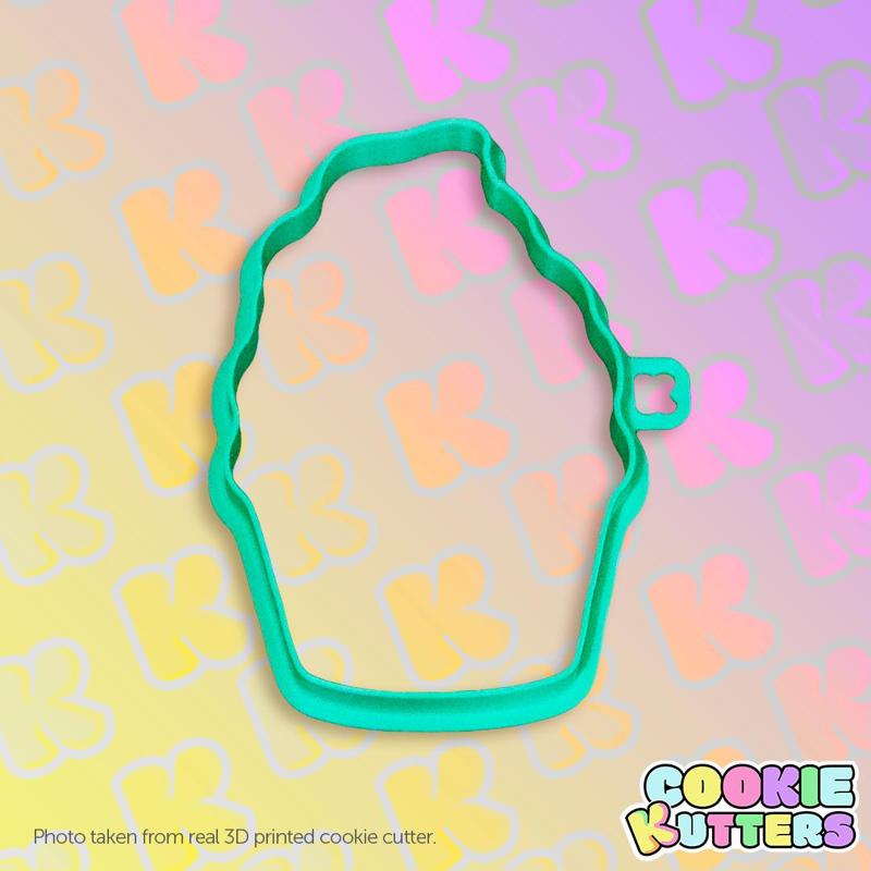CUPCAKE FROSTING DESSERT COOKIE CUTTER MOLD