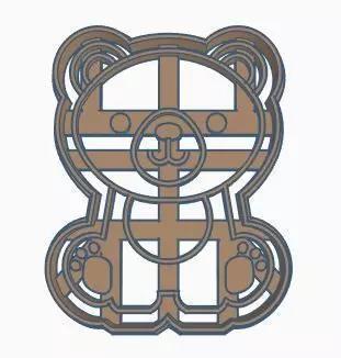 Deer Bear Fox Raccoon Cookie Cutter Set