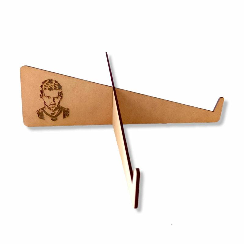 Soporte para notebook Lionel Messi 10- Laptop stand Messi CNC - SVG
