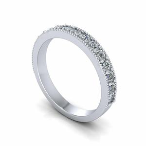 Round Bead Wedding Ring