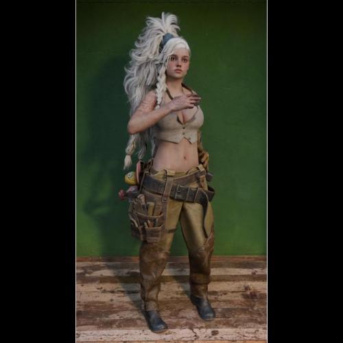 GEMMA MONSTER HUNTER WILDS action figure