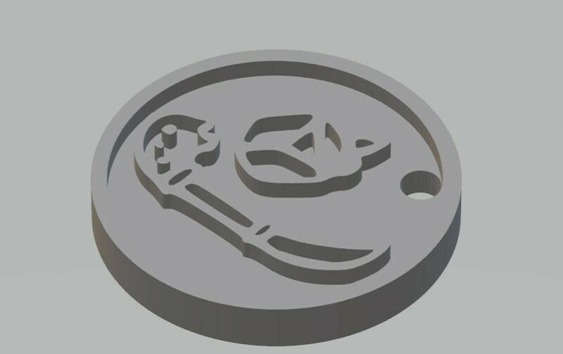 Monster Hunter Glaive Insect Key Chain