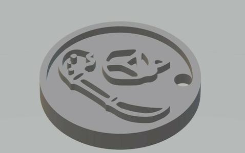 Monster Hunter Glaive Insect Key Chain