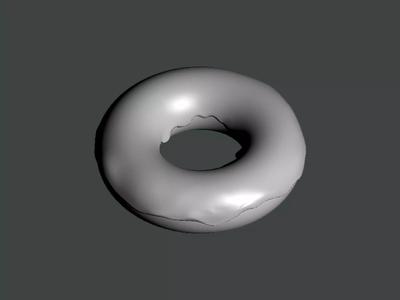 3D Model-DOUGHNUT0001 donut