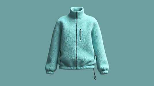 Girls Jacket -Sherpa | Marvelous / Clo3d / obj / fbx