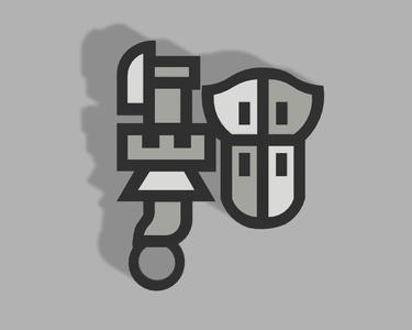 Gun Lance Keychain || Gun Lance Keychain (Monster Hunter)