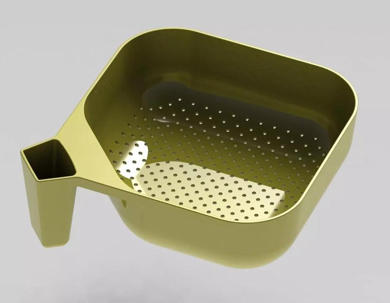 Square - Colander -spoon with hole