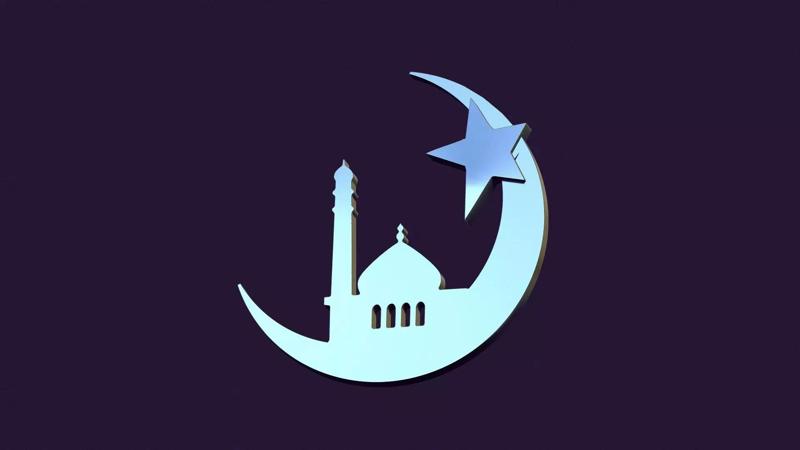 Mosque moon and star master model for casting